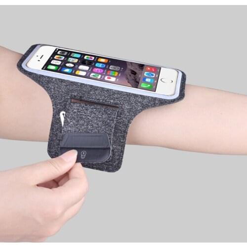 Breathable Sweat-absorbent Sports Phone Arm Bag Band Mobile Phone Arm Case Holder Hand Phone Armbands Pouch