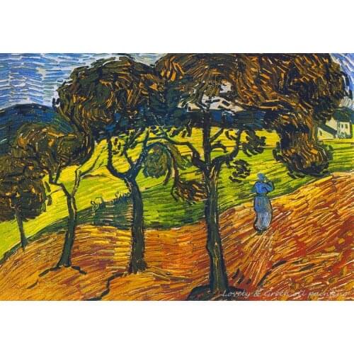 Works Women Of Vincent Van Gogh Hand Made Copy Impressionist 5D Diy Full Square Diamond Painting For Living Room Home Decor