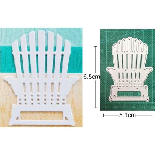 Craft dies Metal Cutting Dies Cut Die Beach Chair Decoration Scrapbook dies Paper Crafts Knife Mould Blade Punch Stencils dies