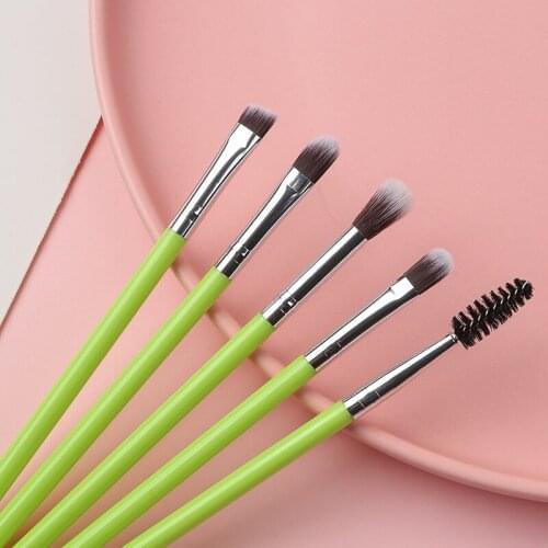 5 Pcs Soft Hair Makeup Brush Set Eye Shadow Brush Portable Brush Eye Nose Shadow Brush Eye Makeup Brush Detail Brush Makeup Tool
