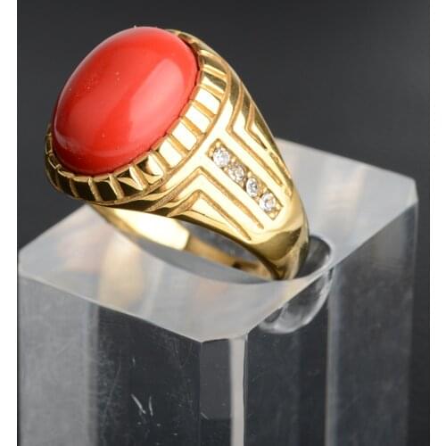 Real Pure Mens Stainless Steel Vintage Turkish Rings For Men With Big Black Onyx Stones Turkey Jewelry