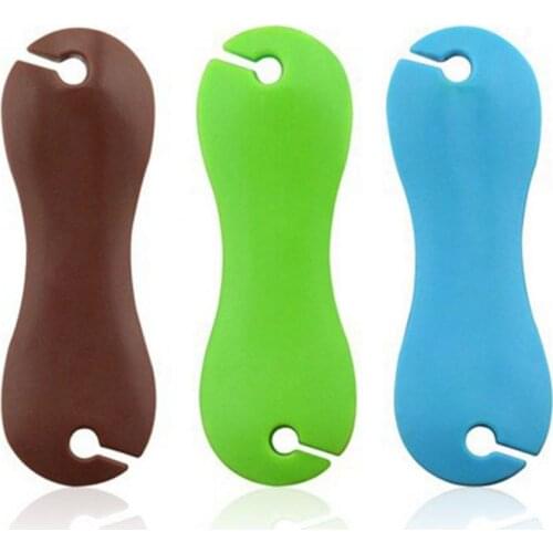 1pc Fishbone Small Cable Organizer Plastic Headphone Earphone Gourd Shape Winder Tangle-free Portable Headset Wrap Cord Manager