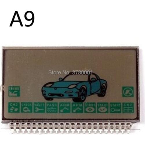 Wholesale A9 LCD Display For Russian Two way Car Alarm System Starline A9 lcd Remote Control Keychain Fob