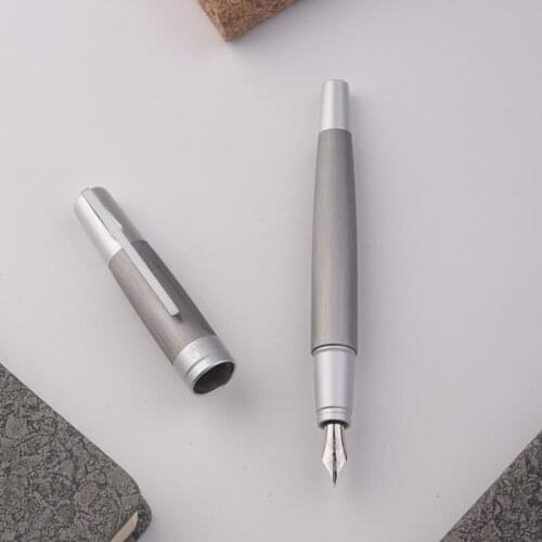 Picasso 961 Creative Simmel Gate Bridge Aluminum Super Smooth Fountain Pen & Gift Box Iridium F Nib Writing Pen For Unique Style