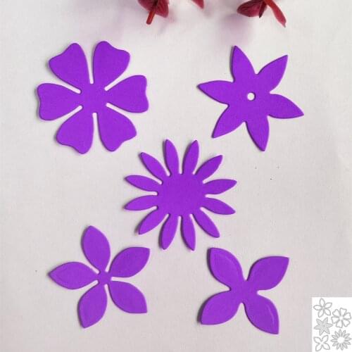 Different Flowers Metal Dies Cut Template for Embossing DIY Scrapbooking Paper Album Gift Cards Making New Scrapbooking Cut