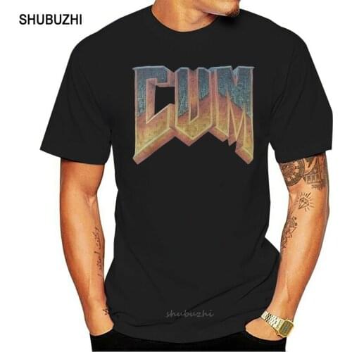 Doom Cum Shirt Male Female Tee Shirt new fashion design men cotton tshirt summer brand teeshirt euro size