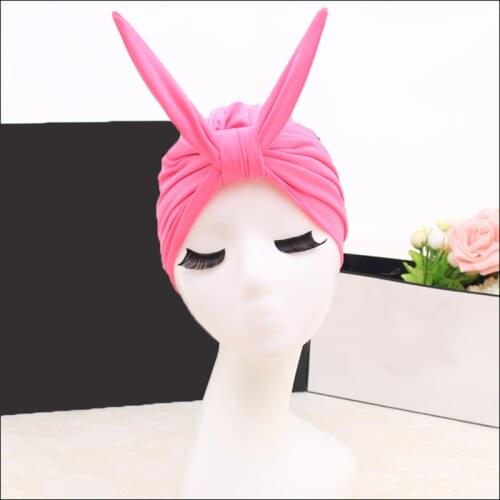 Swim Pool Rabbit Swimming Cap Hat Free size for Women Fashional Bathing Cap Long Hairs Ear Protection Large
