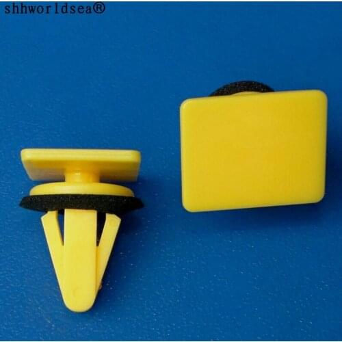 Shhworldsea 100pcs auto clip fasteners Skirt Side Sill Cover Trim Panel Retaining Clip for Hyundai KIA 87756-4A000