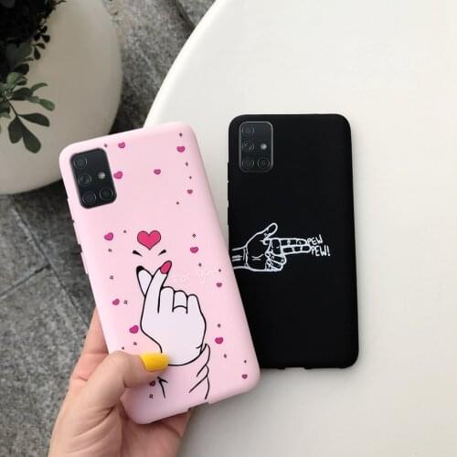 TPU Silicone Case For Samsung Galaxy A51 A71 A91 A50 A70 A01 A11 Cover Cases For on Samsung A 50 70 51 71 11 01 Case Coque Funda