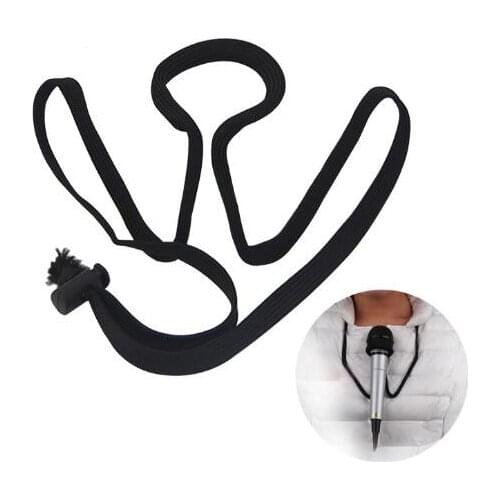 Magic Stage Prop Microphone Hands Free Brace Mic Holder Neck Stand Magic Tricks YH1312