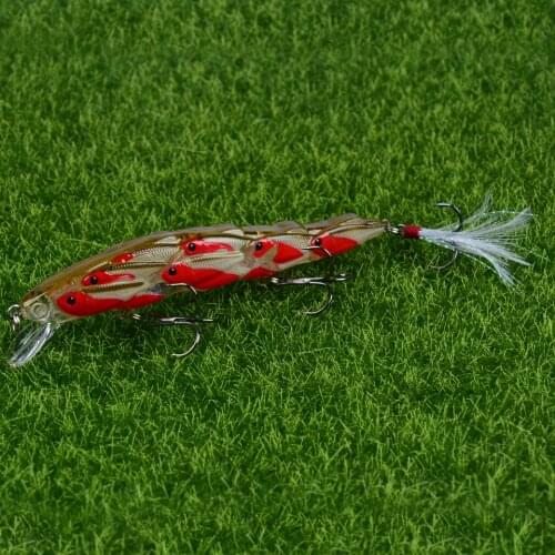 1PCS Multiple Baitfish Fishing Lure115mm/15.6g Fish Group Baits Wobblers Hard Artificial Swimbait Minnow Crankbait