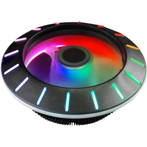 120MM 12V 3Pin 2000 RPM LED RGB Gaming CPU Fan Computer Cooler PC Radiator Colorful Light Desktop Cooling Hydraumatic