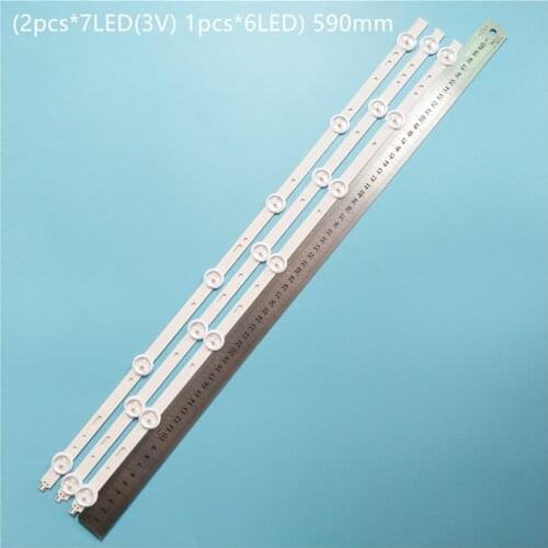 3pcs 6LED/7LED 590mm LED backlight strip for 32W1333B 32L2200U SVS320AD7 SVS320AA6 LTA320AP33 LC-32LD135K 32L2200U 100%NEW