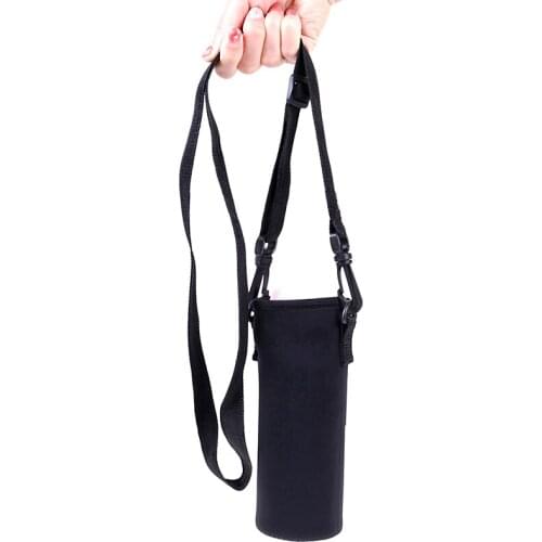 420ml-1500ml water bottle carrier insulated cover bag holder strap travel