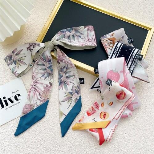Long Hair Bows Scarf Headscarf Fashion Hair Ties Ribbons Multifunctional Headband Bandana Casual Bag Hair Accessories For Women
