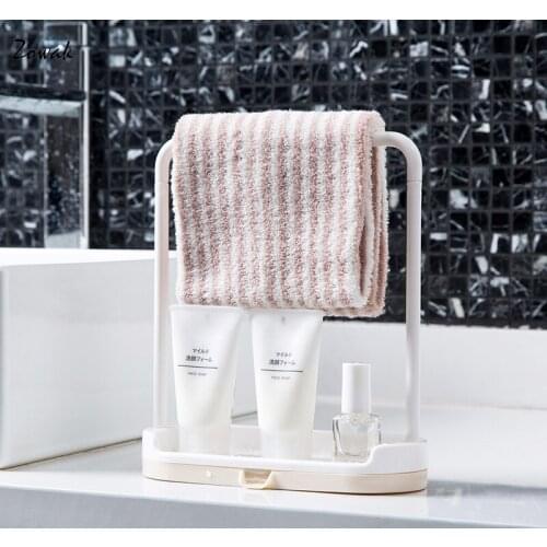 Kitchen Dishcloth Holder for Towel Rag Hanger Sink Sponge Holder Rack Shelf for Kitchen Bathroom Dish Cloth Drain Organizer