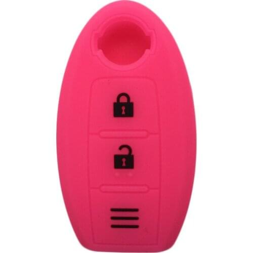 Silicone Key Case Cover for Nissan Kicks Navara Serena Juka Tiida Xtrail T31 T32 Qashqai J10 J11 Note Micra Murano Z50 Holder