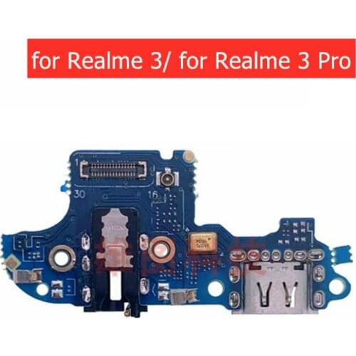 For Realme 3/ for Realme 3 Pro USB Charger Connector Flex Cable Microphone USB Charging Dock PCB Repair Spare Parts