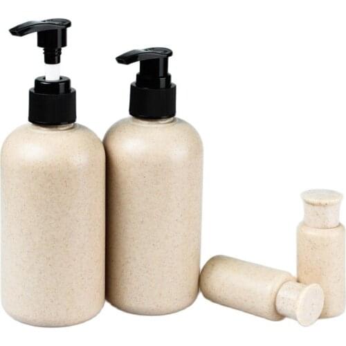 Environmental 100/250/400/500ML Emulsion Lotion Bottle Biodegradable Makeup Packaging Sanitizer Shampoo Shower Gel Bottle 10pcs