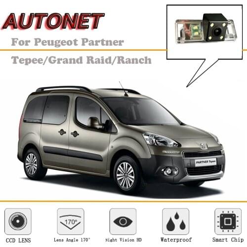 AUTONET Rear View camera For Peugeot Partner Tepee/Grand Raid/Ranch/Reverse Camera/Backup Camera/license plate camera