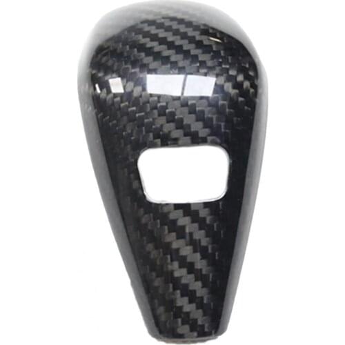 Gear Shift Sticker Full Three-dimensional Sense CAC Multi-axis Trimming Carbon Fiber Gear Shift Knob Cover Trim for BMW New 3 Se