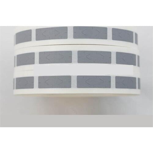 1000Pcs 6 Sizes Scratch Sticker Matte Gray Silver Scratch off Sticker Labels DIY Adhesive Scratch Off DIY Password Stickers