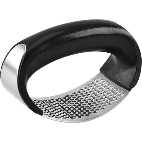 Stainless Steel Garlic Press Metal Ginger Garlic Chopper Crusher Garlic Cutter Creative Hand Press Garlic Tools Kitchen Gadgets