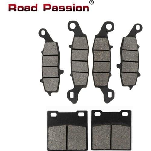 Road Passion Motorcycle Parts Front and Rear Brake Pad for Kawasaki Z750 ZR750 Z750S ZRX400E EX650 Ninja ER650C ER6N GPZ1100