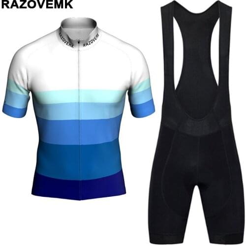 RAZOVEMK 2018 cycling jersey MTB Bike Jersey Maillot Ciclismo ropa ciclismo bicycle cycling clothing short set