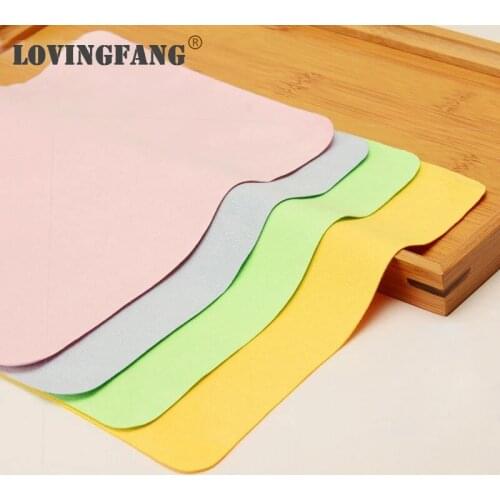 5 pcs/lots High quality Chamois Glasses Cleaner 150*175mm Microfiber Glasses Cleaning Cloth For Lens Phone Screen Cleaning Wipes
