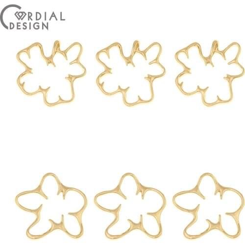 Cordial Design 100Pcs Jewelry Accessories/DIY Making/Earrings Charms/Irregular Shape/Hand Made/Jewelry Findings & Components