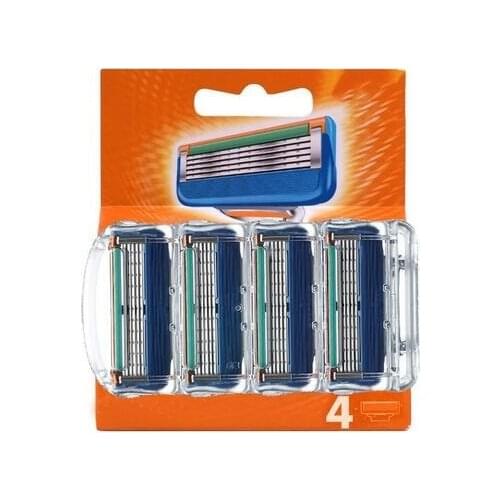 4pcs/lot Razor Blade For Men Shaving Blades Safety Blades Cassette Shaver Suit For Gillettee Fusione proglide