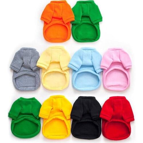 Pet Dog Hoodie Autumn Winter Dog Pajamas Coat Sweatshirt Small Dog Clothes Chihuahua Yorkie Clothing Cat Pomeranian Outfit