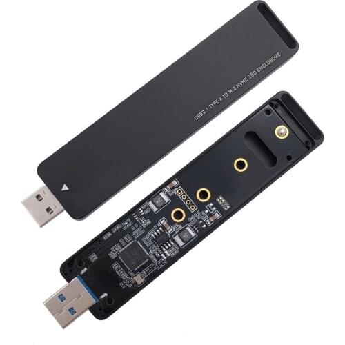 USB 3.0 to NVME M-key M.2 NGFF SSD External PCBA Conveter Adapter with Flash Disk Case