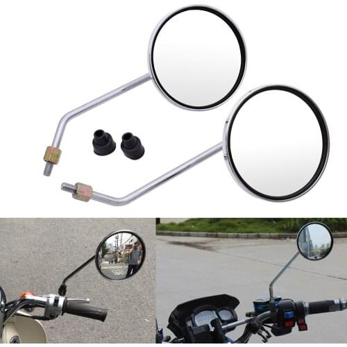 For BMW F650GS F700GS f 650 700 gs f650 f700gs S1000R Motorcycle rearview mirror round mirror motorcycle long stem accessories