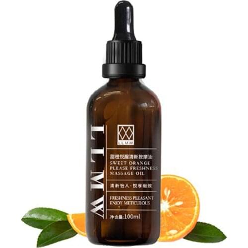 100ml Sweet Orange Massage Oil Natural Fruit Essential Oil Quickly Refreshing Remove Fatigue Eliminate Edema Eliminate Toxins
