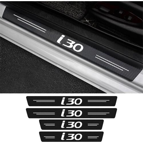 4X For Hyundai I30 FD GD PD 2018 2017 2016 2015 2014 2013 2012 2011 2010 2009 2008 Car Door Threshold Sticker Tuning Accessories