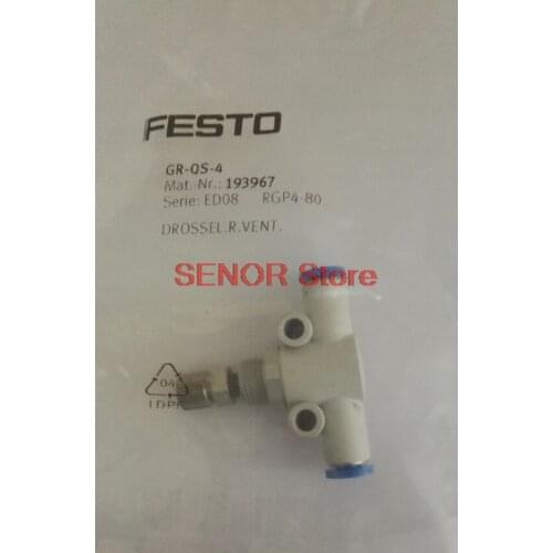 Brand new original one-way throttle valve GR-QS-4 193967