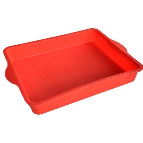 9 Inch Non-stick Square Silicone Cake Mold Cake Pan Rectangle Baking Pans Bakeware DIY Cake Tools