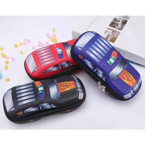New Automobile Modeling Pencil Case for Boys Student School Pencil Bag 3D Car Pencil Box Pencilcase School Supplies Stationery