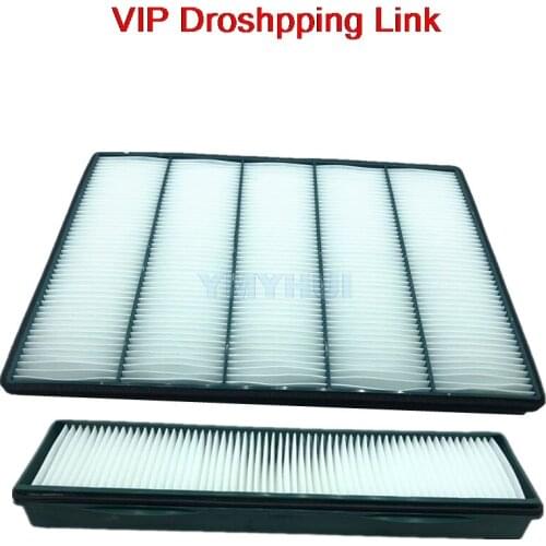 For Volvo EC200D 250D 300D 350D Excavator Parts Air Conditioner Internal and External Filter High Quality Excavator Accessories