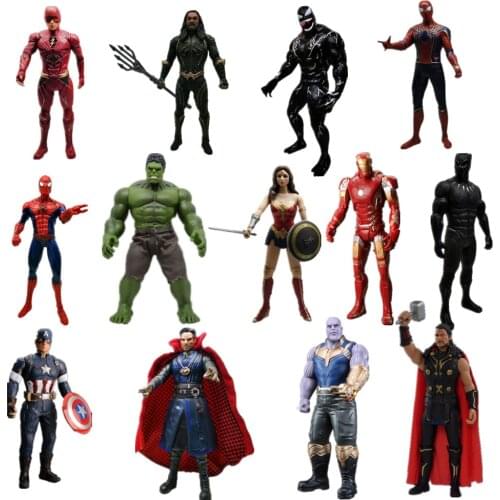 Hasbro Super Hero Avengers Thanos Iron Man Hulk Doctor Strange Figurine Anime Dolls Toys PVC Action Figure Model Toy Kids Gift