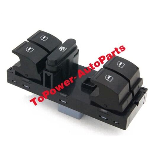 1K4959857B OEM Car Electric Power Master Window Switch Button for 2004-2014 V++W Golf Jettaa Passat Tiguan Rabbit GTII Caddy CC