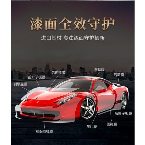 Suit For Dragon 3m Invisible Cover All Car Transparent Ppf Imported Paint Tpu Protective Film