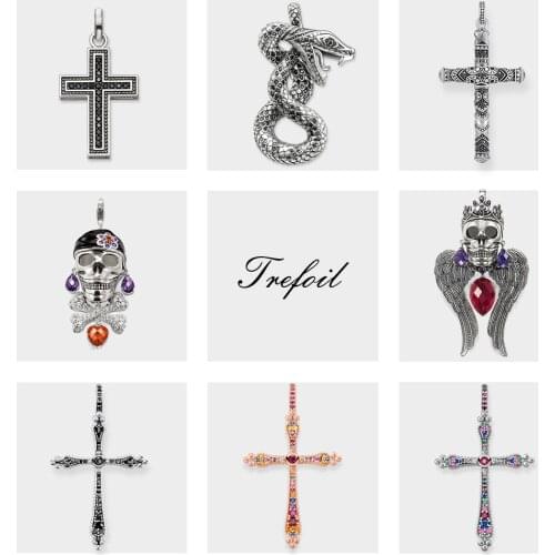 Pendant Maori Cross Royal Python King,Ethnic Fashion Jewelry Vintage 925 Sterling Silver CZ Gift For Wen Women Fit Necklace