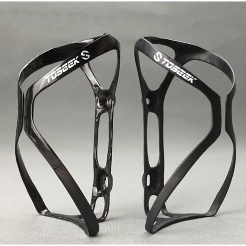 UD Matte Glossy Black TOSEEK Carbon Water Cage Bottle Bicycle Cycling Bike Cage Bottle Holder 2PCS/LOT