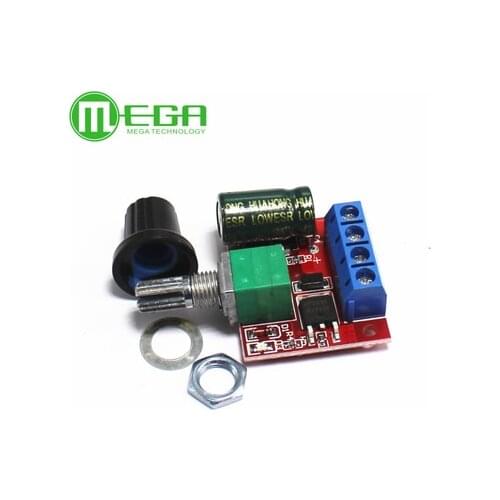 Mini DC Motor PWM Speed Controller 3V 6V 12V 24V 35VDC 90W 5A DC Motor Speed Control Switch LED Dimmer
