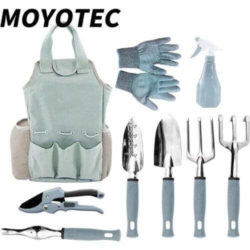 2021 New Garden Bonsai Tool Set Gardening Combination Set Garden Shovel Nine Piece Set Garden Tools snow blower gasoline