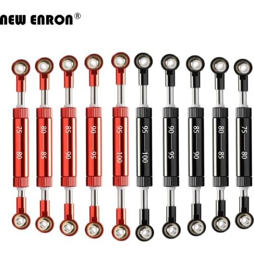 NEW ENRON Adjustable Servos Link Pull Rod 75 / 80 / 85 / 90 / 95 / 100mm for 1/10 RC SCX10 TRX4 D90 HSP KYOSHO NANDO TAMIYA ETC