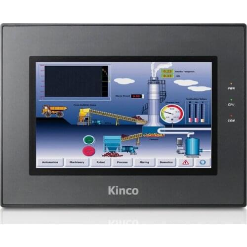Original NEW Kinco HMI Human Machine Interface MT4512T with Programming Cable & Software, 10.1'' TFT,800*480, RS232/RS485-2/4